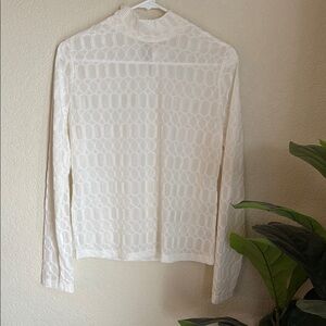 Elegant White Lace Women's Top